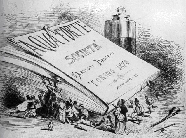 Frontespizio de “L’acquaforte” , 1879